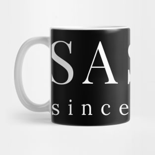 Sassy Since Birth. Funny Sarcastic Saying Mug